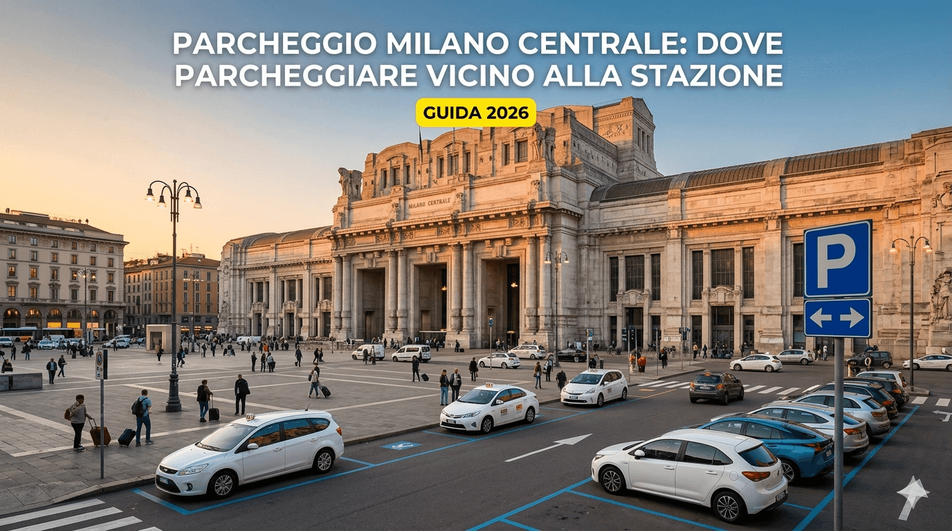 Parcheggio Milano Centrale: dove parcheggiare vicino alla Stazione (Guida 2026)